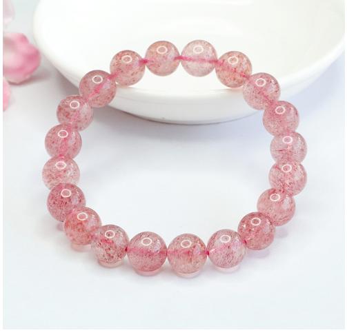 Natural Strawberry Crystal Bracelet Crystal