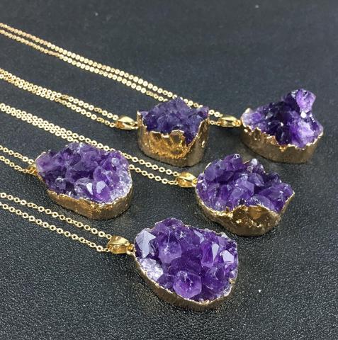 Natural Amethyst Pendant