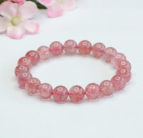 Natural Strawberry Crystal Bracelet Crystal