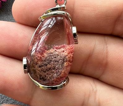 Natural Ghost Crystal Pendant