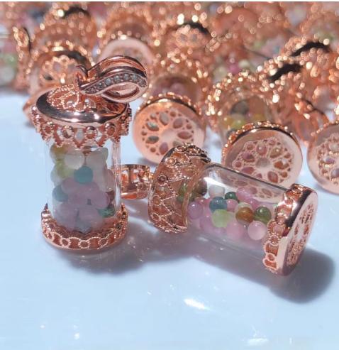 Tourmaline Wishing Vase Pendant