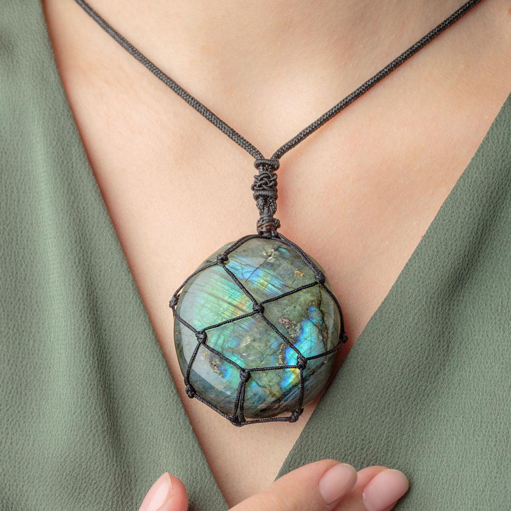 Dragons Heart Labradorite Necklace